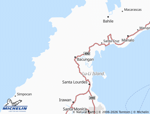 MICHELIN Bacungan map - ViaMichelin