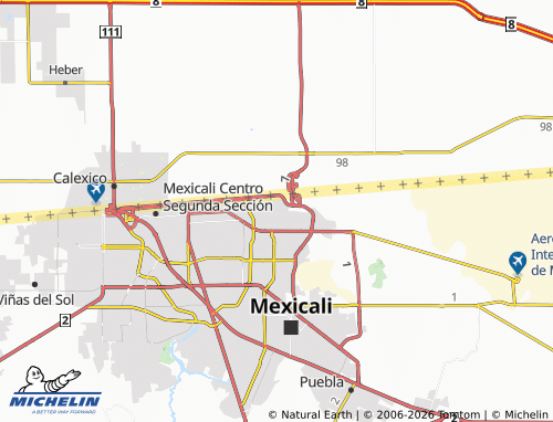 MICHELIN Ricardo Flores Magón map - ViaMichelin