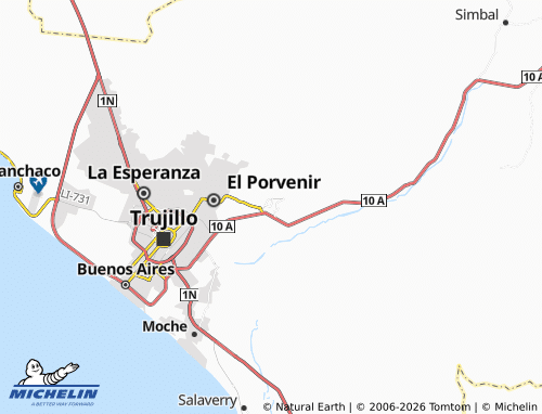 MICHELIN-Landkarte Laredo - ViaMichelin