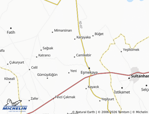 MICHELIN Camikebir map - ViaMichelin