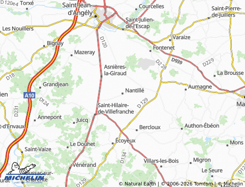 Mapa MICHELIN Nantillé - ViaMichelin
