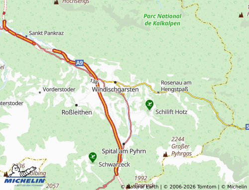 MICHELIN Edlbach map - ViaMichelin