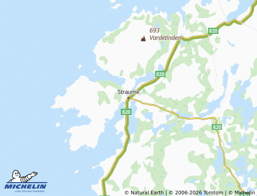MICHELIN-Landkarte Straume - ViaMichelin