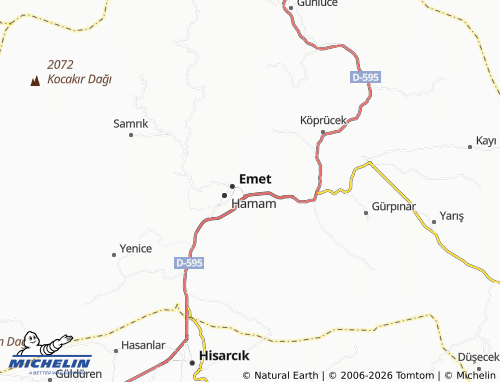 MICHELIN Esentepe map - ViaMichelin