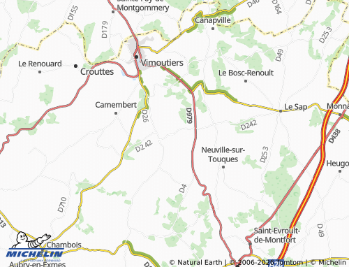 MICHELIN Roiville map - ViaMichelin