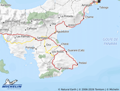 MICHELIN Herrera map - ViaMichelin