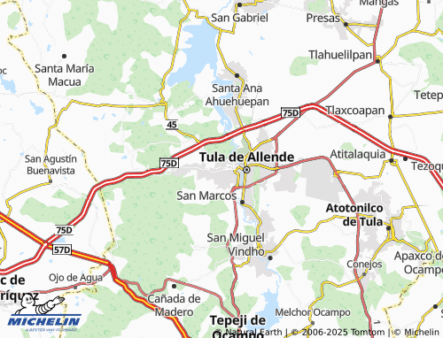 Carte MICHELIN Las Manzanitas - ViaMichelin