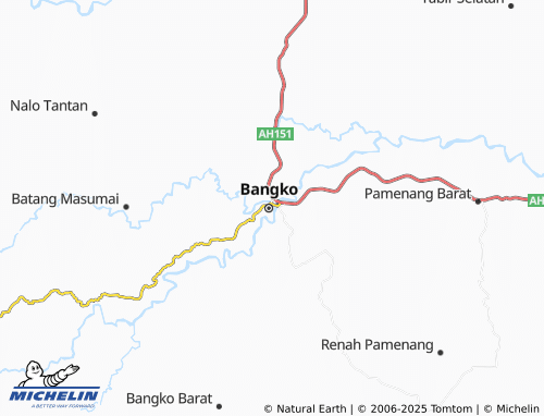 MICHELIN Pasar Bangko map - ViaMichelin