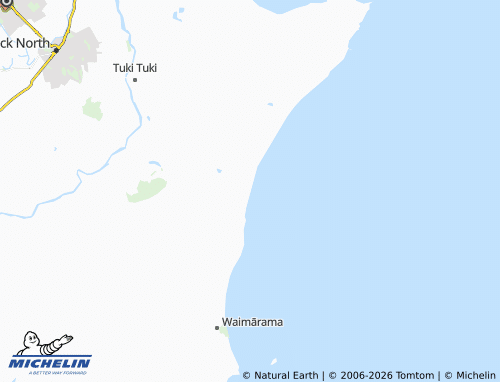 Mapa MICHELIN Ocean Beach - ViaMichelin