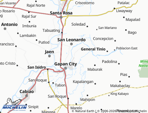 MICHELIN Pambuan map - ViaMichelin