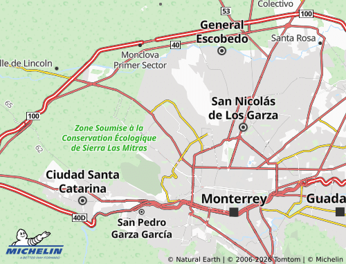 MICHELIN Valle Verde Segundo Sector map - ViaMichelin