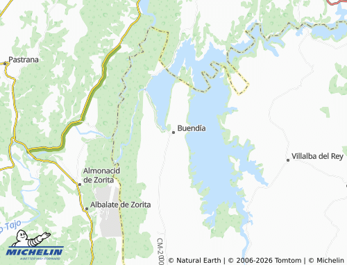 Mappa MICHELIN Buendía - ViaMichelin