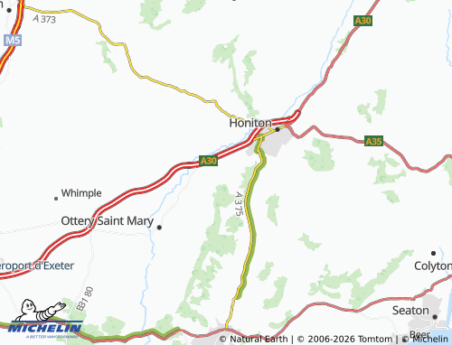 Mappa MICHELIN Gittisham - ViaMichelin