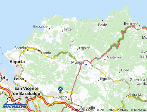 MICHELIN Ugarte map - ViaMichelin