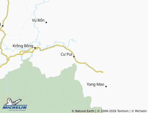 MICHELIN Cư Pui map - ViaMichelin