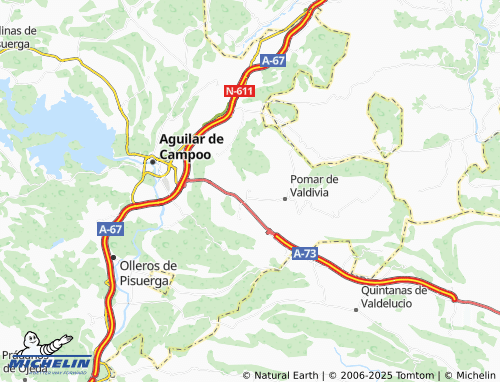 MICHELIN Villaren de Valdivia map - ViaMichelin