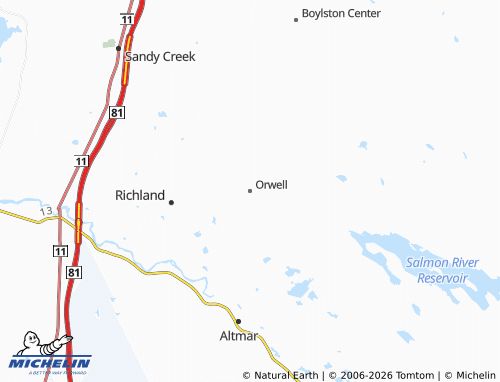 Mapa MICHELIN Orwell - ViaMichelin