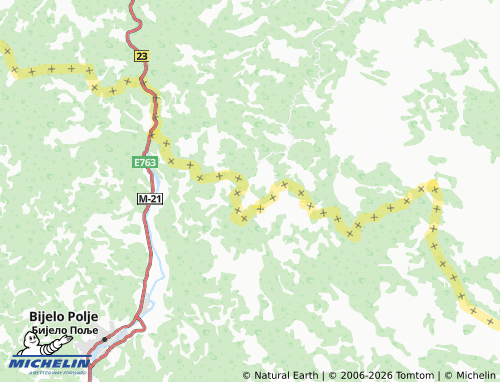 Mapa MICHELIN Borišiće - ViaMichelin