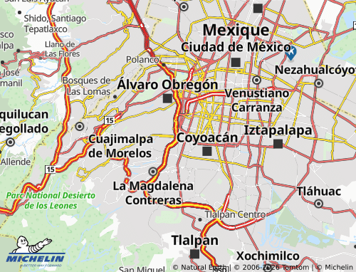 Mapa MICHELIN Merced Gómez, Benito Juárez - ViaMichelin
