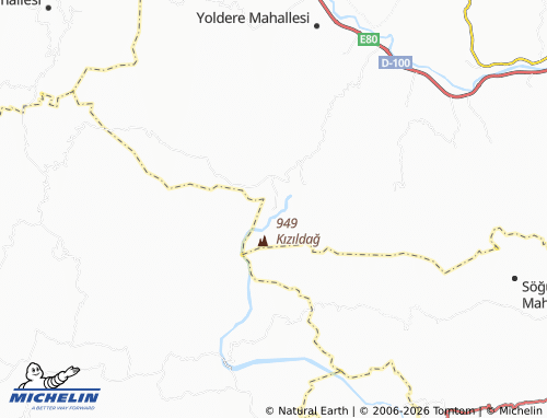 Mappa MICHELIN Çatak - ViaMichelin