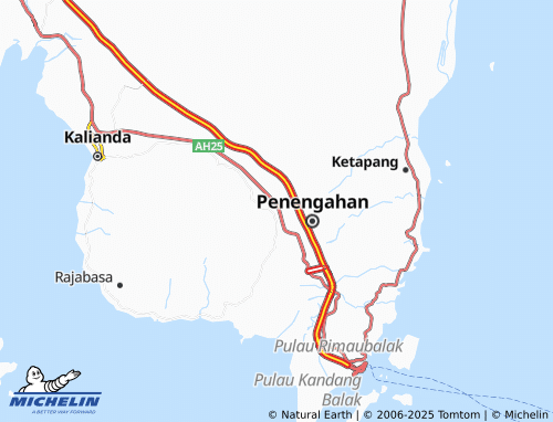 MICHELIN Sukajaya map - ViaMichelin