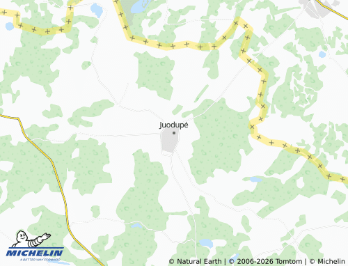 MICHELIN Juodupė map - ViaMichelin
