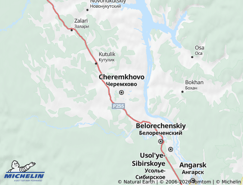 MICHELIN-Landkarte Tscheremchowski Rajon - ViaMichelin