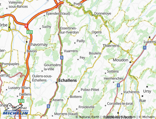 Mappa MICHELIN Fey - ViaMichelin
