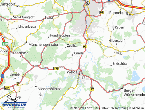 Kaart MICHELIN Crimla - ViaMichelin