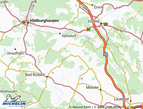MICHELIN-Landkarte Grattstadt - ViaMichelin