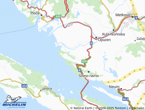 MICHELIN-Landkarte Lučina - ViaMichelin
