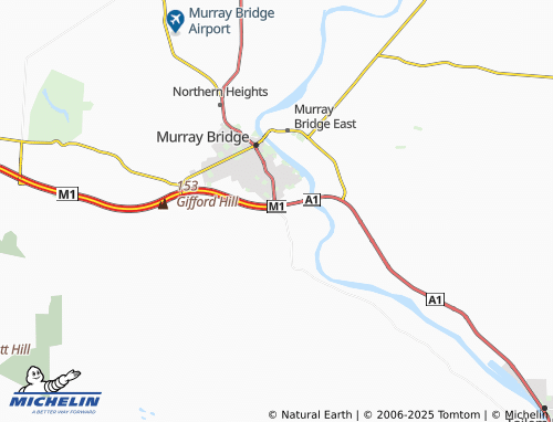 MICHELIN Murray Bridge South map - ViaMichelin