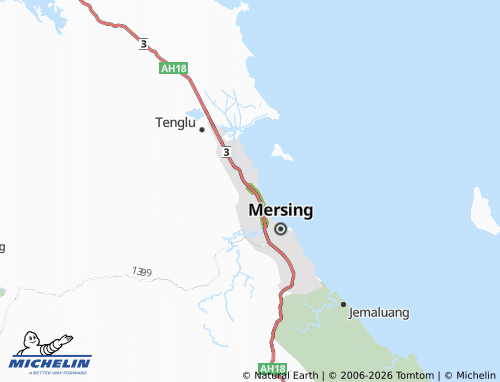 Mappa MICHELIN Felcra Bukit Pedoman - ViaMichelin