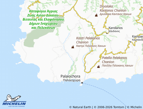Mappa MICHELIN Agios Pavlos - ViaMichelin