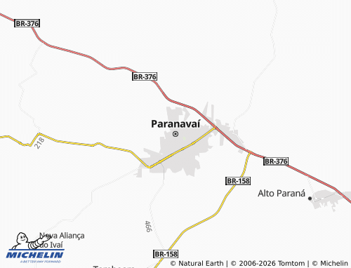 Mapa MICHELIN Paranavaí - ViaMichelin