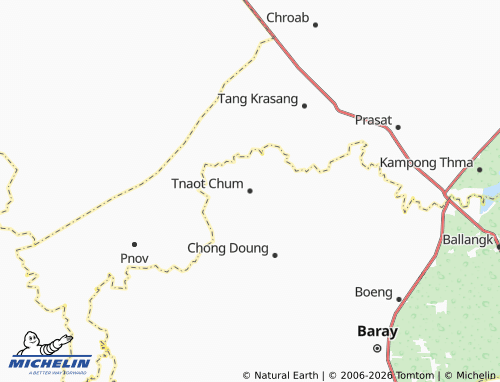 Mapa MICHELIN Tnaot Chum - ViaMichelin