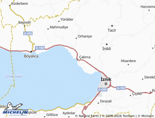 MICHELIN Çakırca map - ViaMichelin