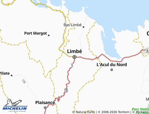 Carte MICHELIN Limbé - ViaMichelin