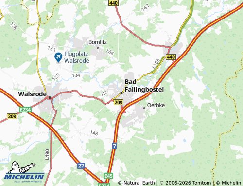 MICHELIN Bad Fallingbostel map - ViaMichelin