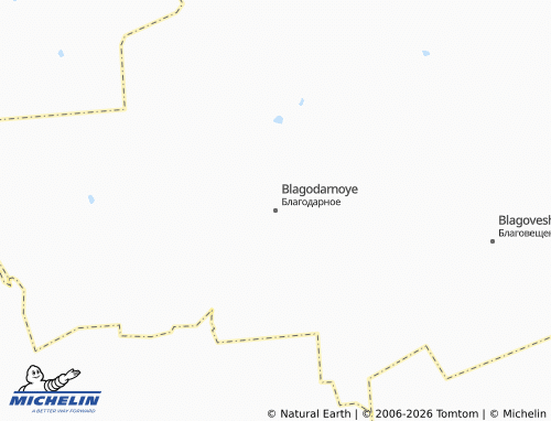 MICHELIN-Landkarte Blagodarnoye - ViaMichelin