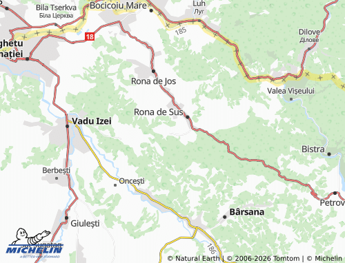 Carte MICHELIN Coștiui - ViaMichelin