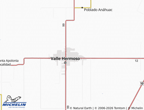 MICHELIN-Landkarte Hidalgo - ViaMichelin