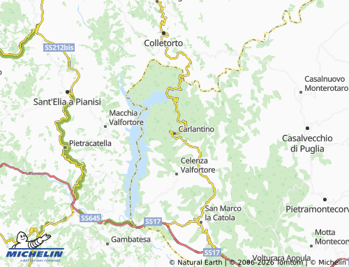 MICHELIN Carlantino map - ViaMichelin