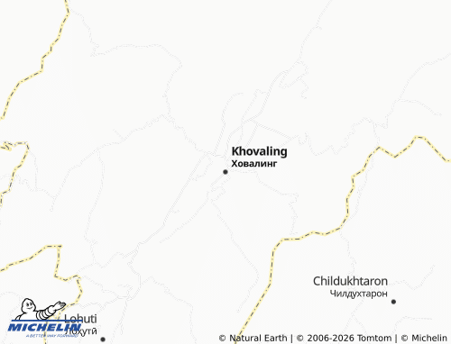 Mappa MICHELIN Khovaling - ViaMichelin