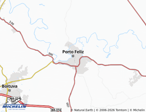 Mapa MICHELIN Porto Feliz - ViaMichelin