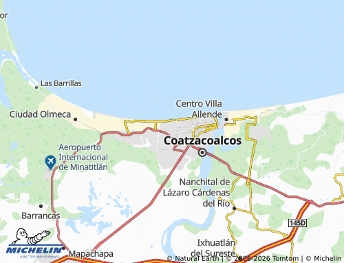 Mapa MICHELIN Brisas del Sur - ViaMichelin