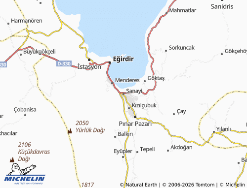 MICHELIN Sanayi map - ViaMichelin