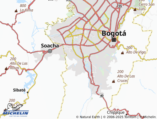 MICHELIN-Landkarte San Francisco Ciudad Bolívar - ViaMichelin