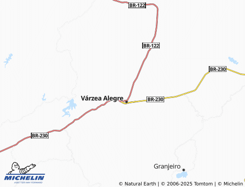 MICHELIN Varzante map - ViaMichelin