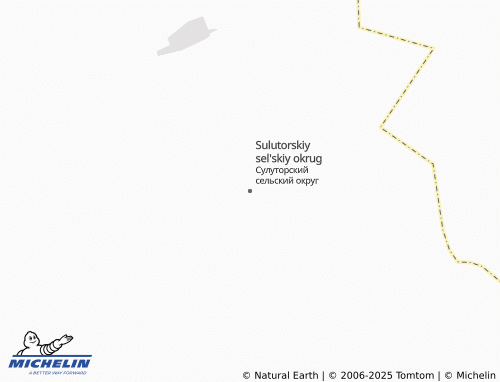 MICHELIN Sulutorskiy sel'skiy okrug map - ViaMichelin